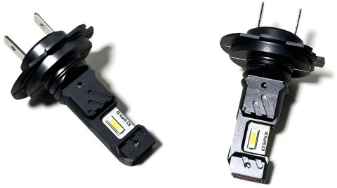 Żarówki samochodowe led H7 HYBRID Canbus światła mijania drogowe H18 12v