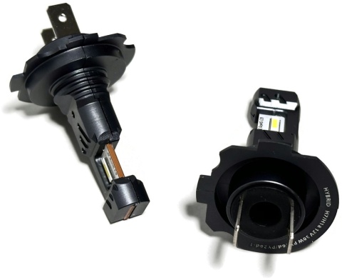 Żarówki samochodowe led H7 HYBRID Canbus światła mijania drogowe H18 12v