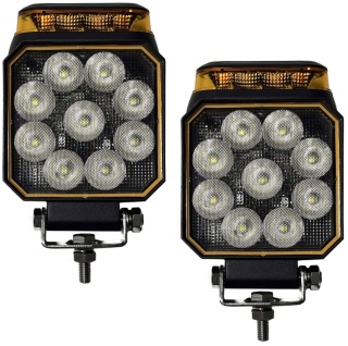 2x Lampa LED cofania wstecznego + stroboskop pomarańczowy 2w1 12v 24v