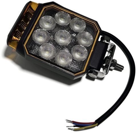 2x Lampa LED cofania wstecznego + stroboskop pomarańczowy 2w1 12v 24v