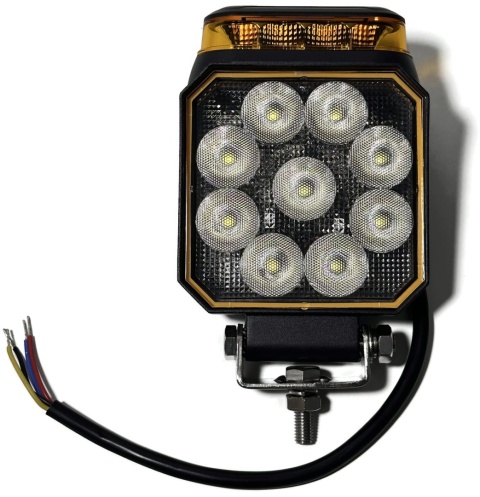 2x Lampa LED cofania wstecznego + stroboskop pomarańczowy 2w1 12v 24v