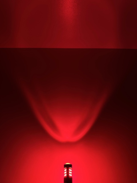 2x Żarówka LED BAY15D P21/5W CZERWONA canbus pozycja stop dwuwłóknowa 12-24v