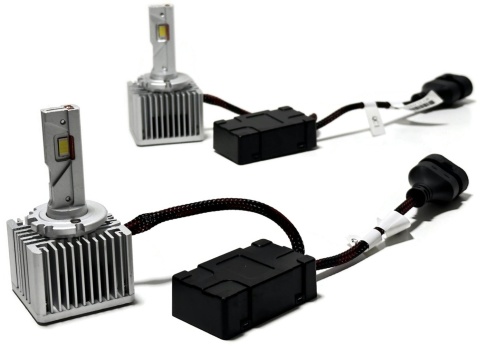 2x Żarówka LED D1S D3S D8S AllinOne zamiennik xenon bez przetwornicy 12-24v
