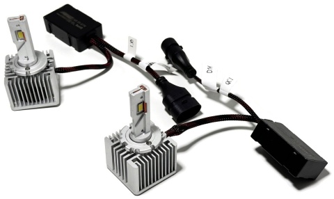 2x Żarówka LED D1S D3S D8S AllinOne zamiennik xenon bez przetwornicy 12-24v