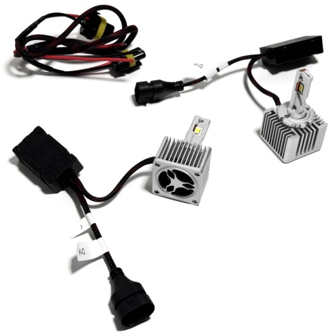 2x Żarówka LED D1S D3S D8S AllinOne zamiennik xenon bez przetwornicy 12-24v