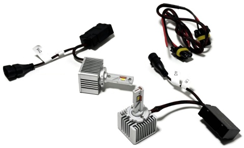 2x Żarówka LED D1S D3S D8S AllinOne zamiennik xenon bez przetwornicy 12-24v
