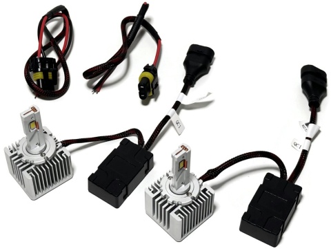 2x Żarówka LED D1S D3S D8S AllinOne zamiennik xenon bez przetwornicy 12-24v