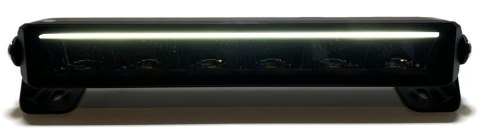 2x Halogen drogowy dalekosiężny 6 LED pozycja pasek homologacja 12v 24v