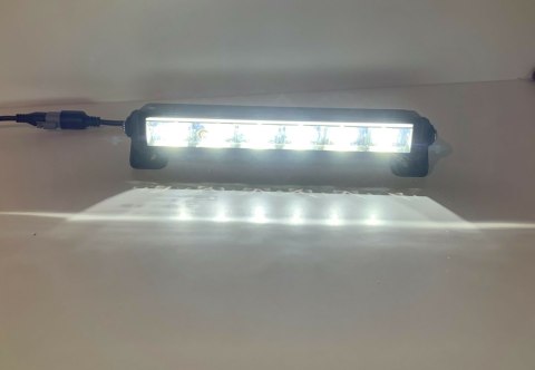 2x Halogen drogowy dalekosiężny 6 LED pozycja pasek homologacja 12v 24v