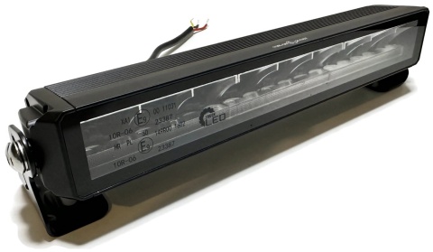 2x Halogen drogowy dalekosiężny 9 LED stroboskop lightbar bezel-less 12-24V
