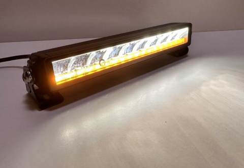2x Halogen drogowy dalekosiężny 9 LED stroboskop lightbar bezel-less 12-24V