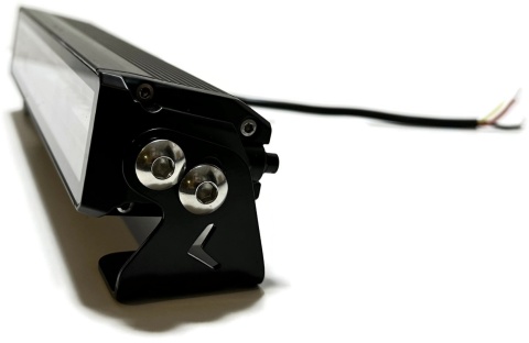 2x Halogen drogowy dalekosiężny 9 LED stroboskop lightbar bezel-less 12-24V