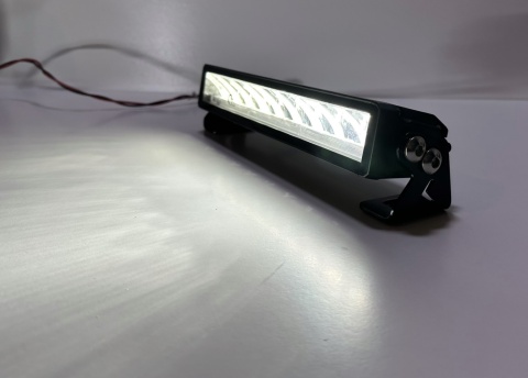 2x Halogen drogowy dalekosiężny 9 LED stroboskop lightbar bezel-less 12-24V