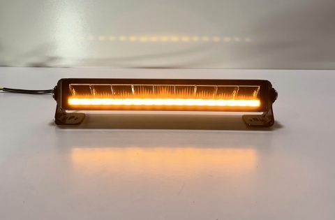 2x Halogen drogowy dalekosiężny 9 LED stroboskop lightbar bezel-less 12-24V