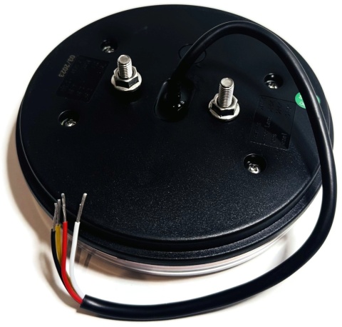 Lampa LED tylna zespolona RING BLACK okrągła dynamiczny kierunek 12v 24v