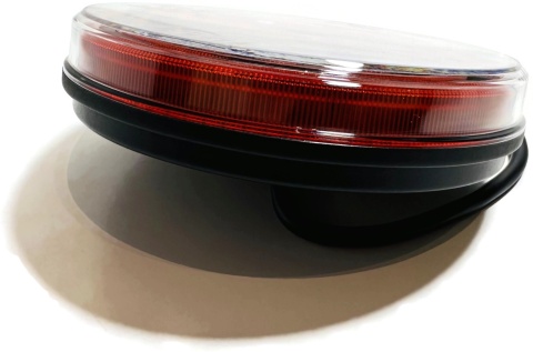 Zestaw 2x lampa LED zespolona okrągła na tył RING BLACK dynamiczny kierunek