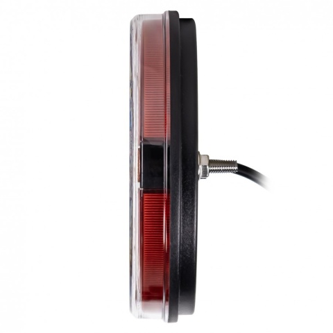Zestaw 2x lampa LED zespolona okrągła na tył RING BLACK dynamiczny kierunek