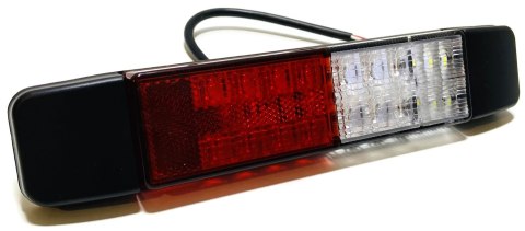 Zestaw 2x lampa LED zespolona tylna dodatkowa podłużna SLIM 12V 24V