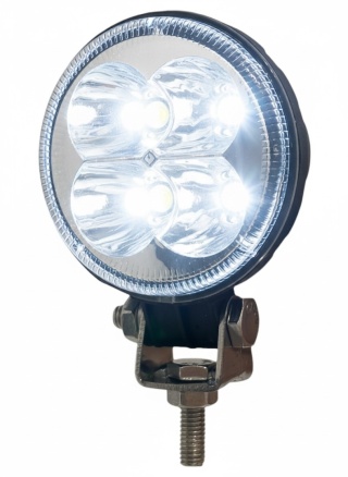 Lampa dalekosiężna 4 LED okrągła mała szperacz skupiający światło 12V 24V
