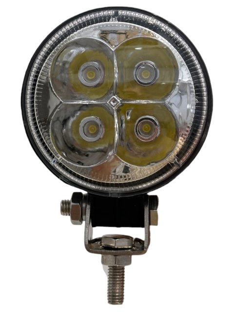 Lampa dalekosiężna 4 LED okrągła mała szperacz skupiający światło 12V 24V