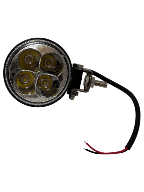 Lampa dalekosiężna 4 LED okrągła mała szperacz skupiający światło 12V 24V