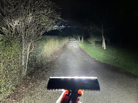 2x Lampa dalekosiężna 6 LED reflektor drogowy mały pasek homologacja 12-24V