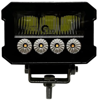 Lampa dalekosiężna LED reflektor drogowy mały stroboskop homologacja 12-24V