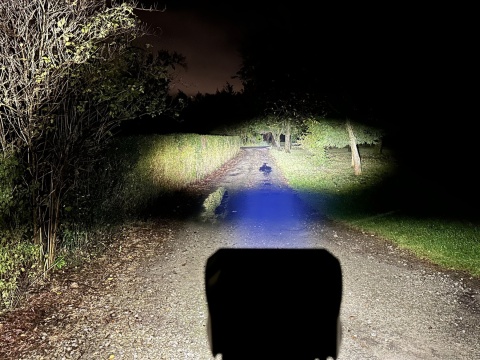 2x Lampa dalekosiężna LED reflektor drogowy stroboskop homologacja 12V 24V