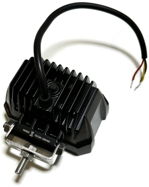 2x Lampa dalekosiężna LED reflektor drogowy stroboskop homologacja 12V 24V