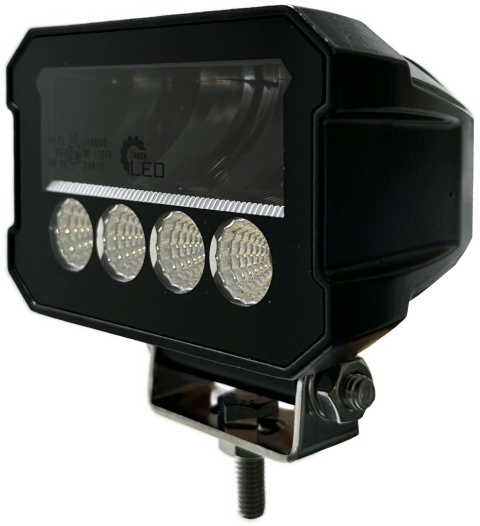 2x Lampa dalekosiężna LED reflektor drogowy stroboskop homologacja 12V 24V