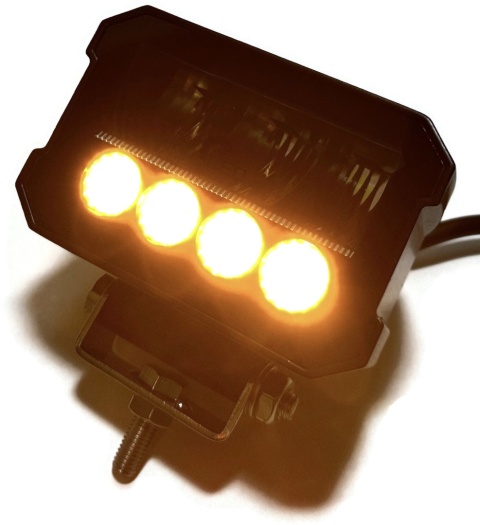 2x Lampa dalekosiężna LED reflektor drogowy stroboskop homologacja 12V 24V