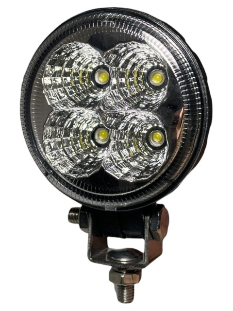 Lampa robocza 4 LED mała okrągła halogen reflektor szerokokątny 12V 24V
