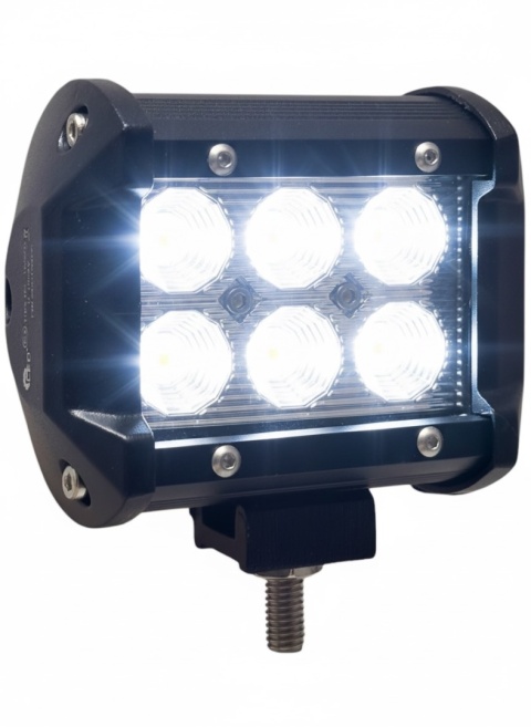 Lampa robocza 6 LED cree rozpraszająca halogen szerokokątny 12v 24v