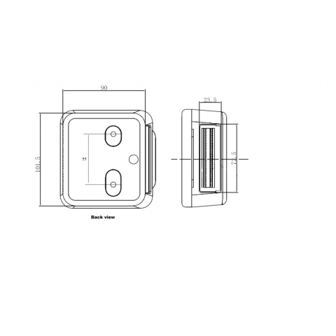 2x Lampa tylna zespolona do przyczepki żarówkowa pozycja stop kierunek KMR