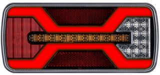 Lampa zespolona Led X SPIDER Bajonet 22x10cm canbus 12-24v przeciwmgielna L