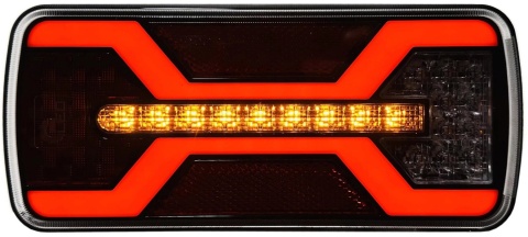 Lampa zespolona Led X SPIDER Bajonet 22x10cm canbus 12-24v przeciwmgielna L