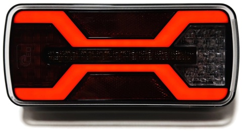 Lampa zespolona Led X SPIDER tylna przeciwmgielna 22x10cm canbus 12v 24v L