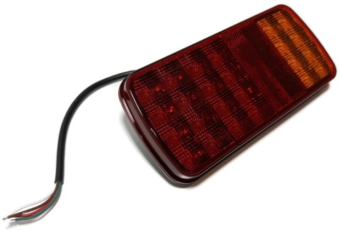 Lampa zespolona led tylna ECO 3F pozycja stop kierunkowskaz 22x10 12v 24v
