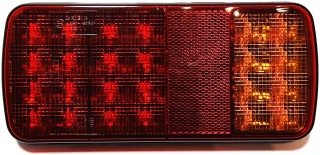 Lampa zespolona led tylna ECO 3F pozycja stop kierunkowskaz 22x10 12v 24v