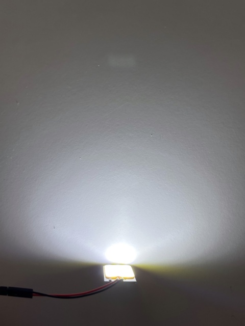 Moduł panel świetlny LED COB biały z adapterami w5w c5w c10w 12V
