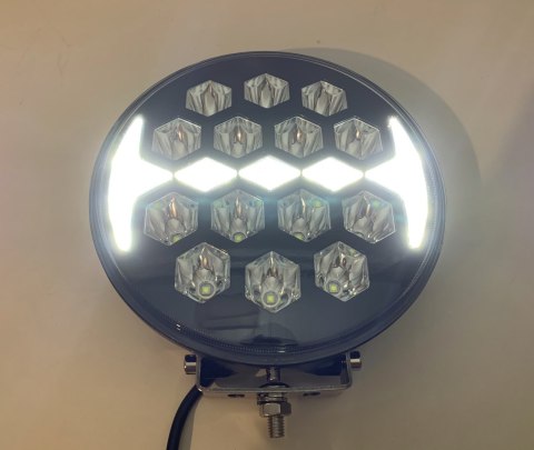2x Reflektor drogowy LED lampa dalekosiężna okrągła cree BAT 12v 24v