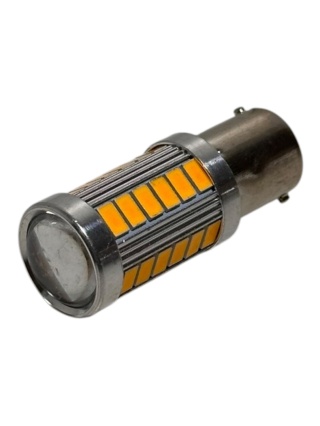 Żarówka LED SMD 5630 ba15s P21W pomarańczowa 12V