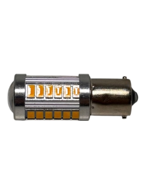 Żarówka LED SMD 5630 ba15s P21W pomarańczowa 12V