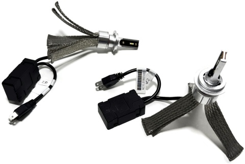 Żarówki samochodowe LED H7 FLEX+ 50w mijania drogowe canbus komplet 12V 24V