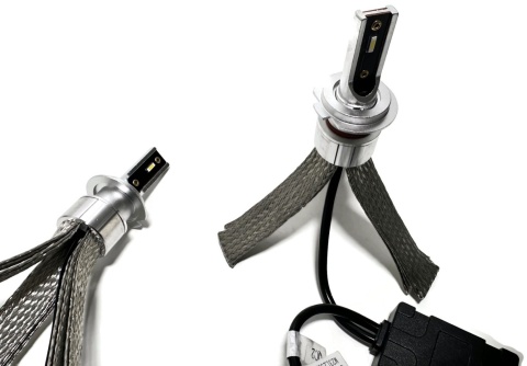 Żarówki samochodowe LED H7 FLEX+ 50w mijania drogowe canbus komplet 12V 24V