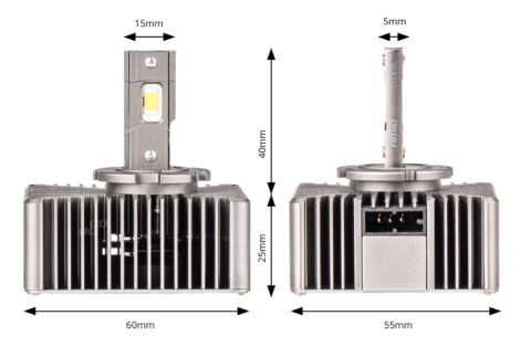 Zestaw 2x żarówka żarnik LED D5S XD Canbus zamiennik xenon Plug & Play