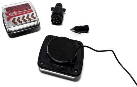 Zestaw bezprzewodowych lamp zespolonych LED tył na magnes wireless NEON