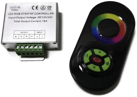 KONTROLER RGB LED STEROWNIK RADIOWY DOTYKOWY