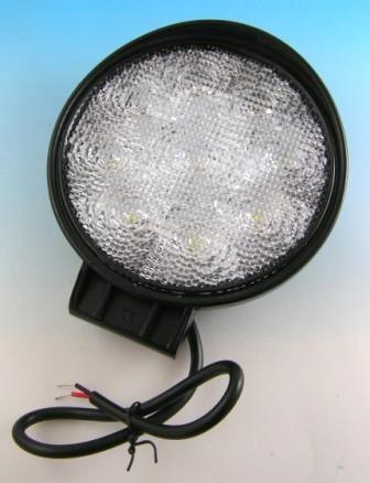 LAMPA ROBOCZA OKRĄGŁA 9 LED REFLEKTOR 27W 12V 24V