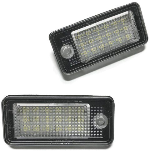 LAMPKI REJESTRACJI LED AUDI A3 A4 A6 A8 Q7 TABLICY